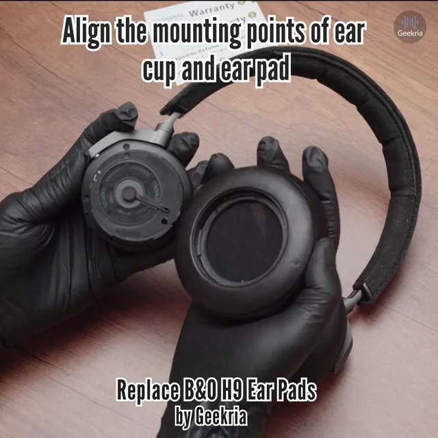 How to Replace B&O H9 Headphones Ear Pads / Cushions | Geekria