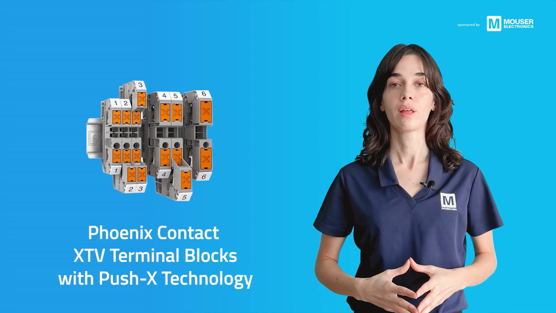 Mouser Electronics Phoenix Contact XTV Terminal Blocks with PushX