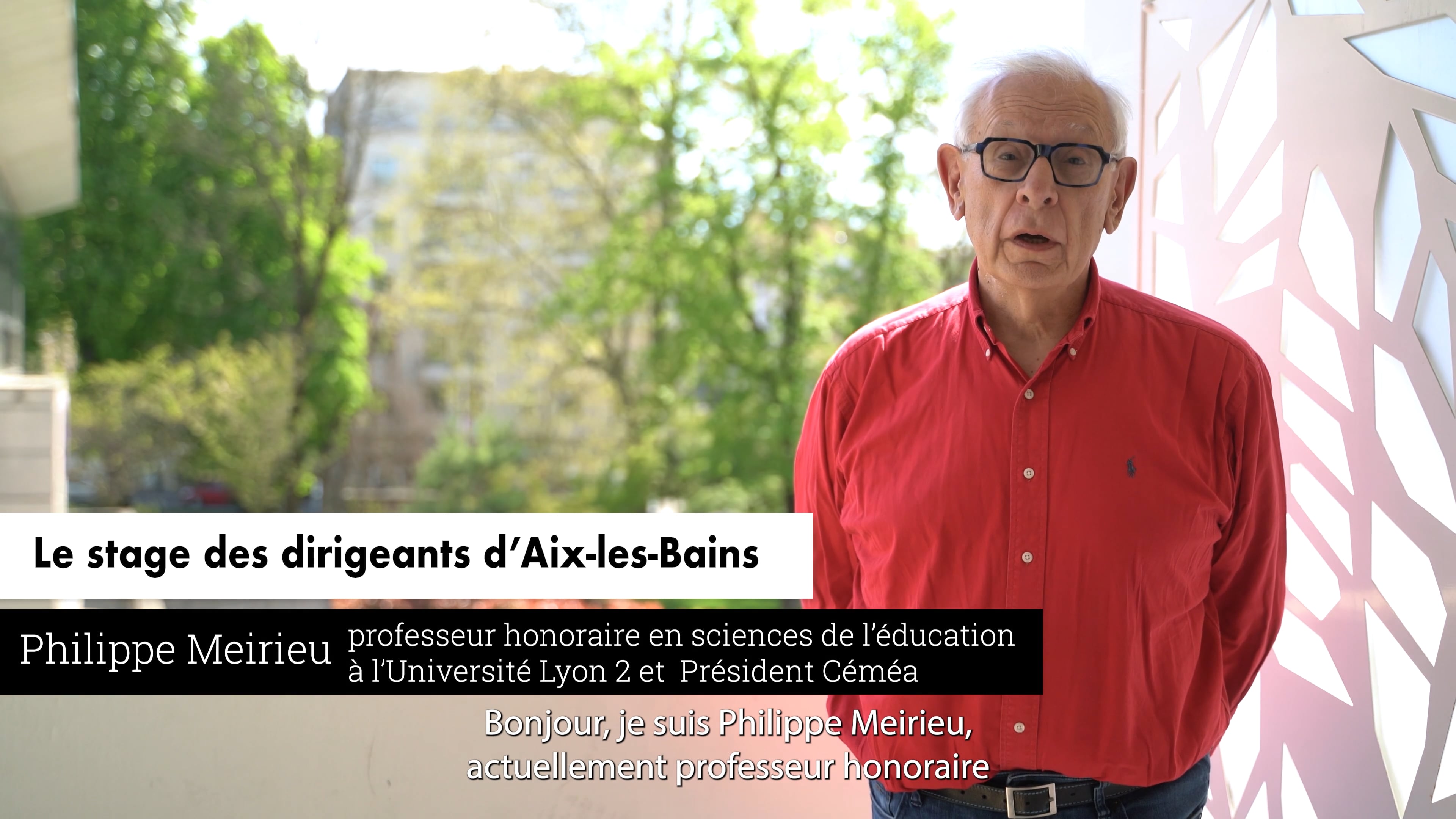 Philippe Meirieu Parle De L'Usep On Vimeo