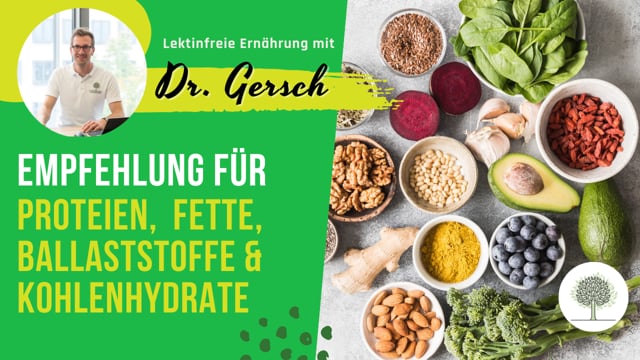 Wie viel Protein, Ballaststoffe, Fett und wieviel KH empfehlen Sie allgemein?