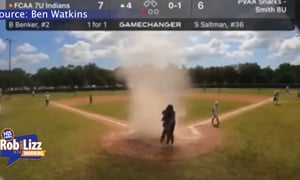 Umpire Rescues Player