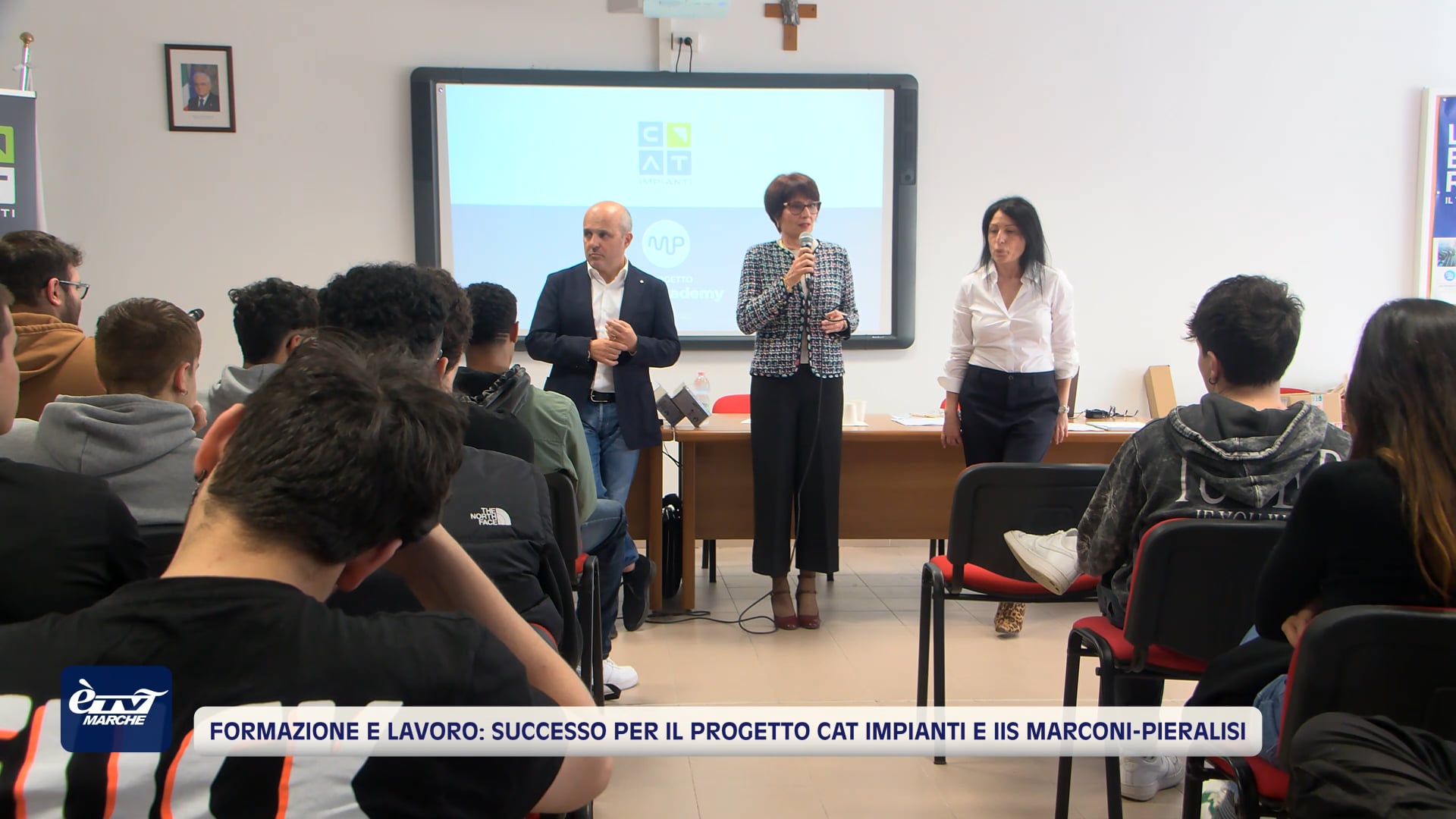 Formazione e lavoro: successo per il progetto Cat Impianti e IIS Marconi - Pieralisi - VIDEO