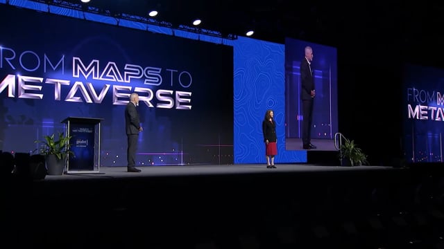 GEOINT 2023 Opening Ceremony, Robert Cardillo, USGIF Board Chair and Ronda Schrenk, CEO, USGIF