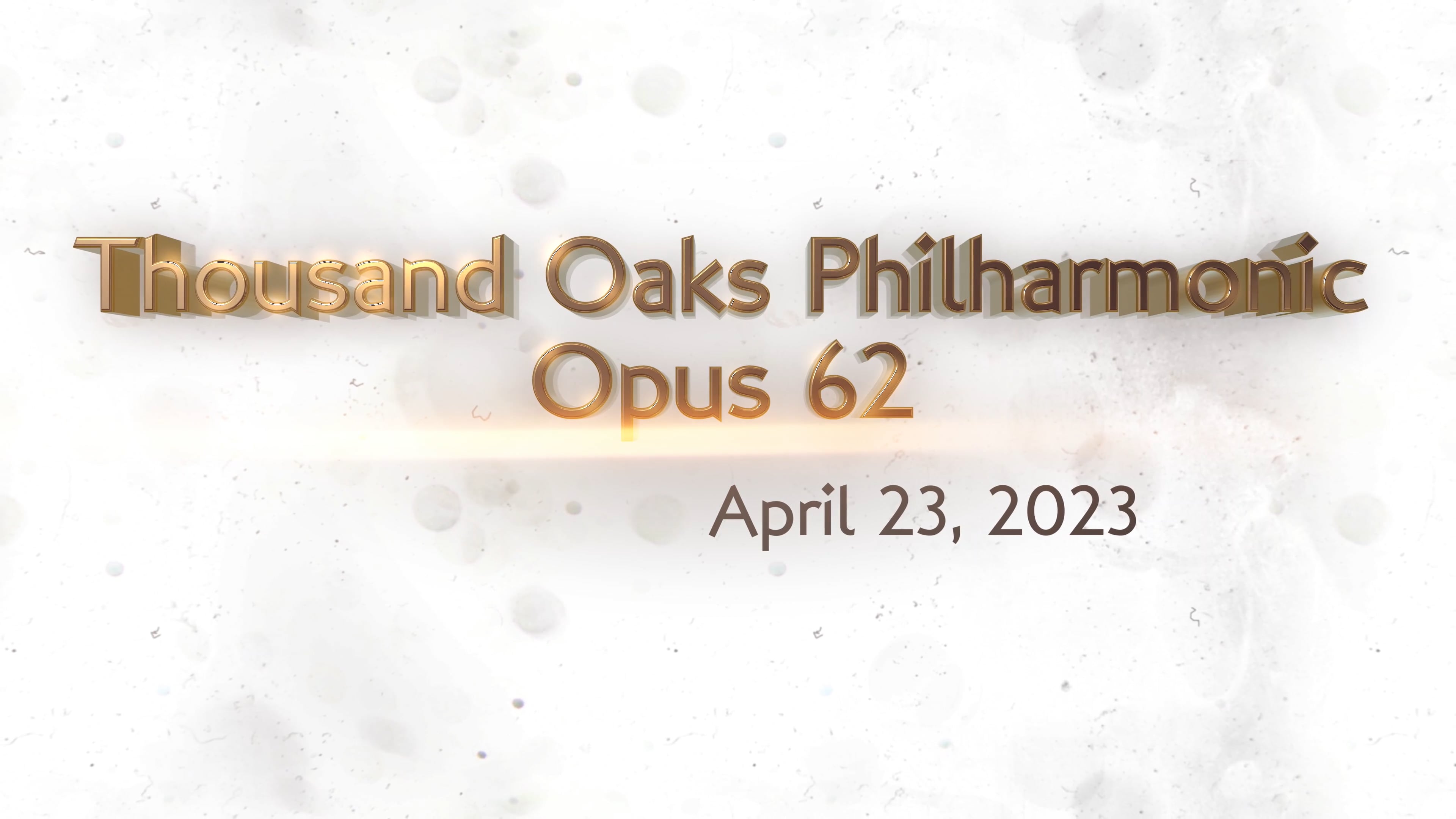 Thousand Oaks Philharmonic-Opus 62 on Vimeo