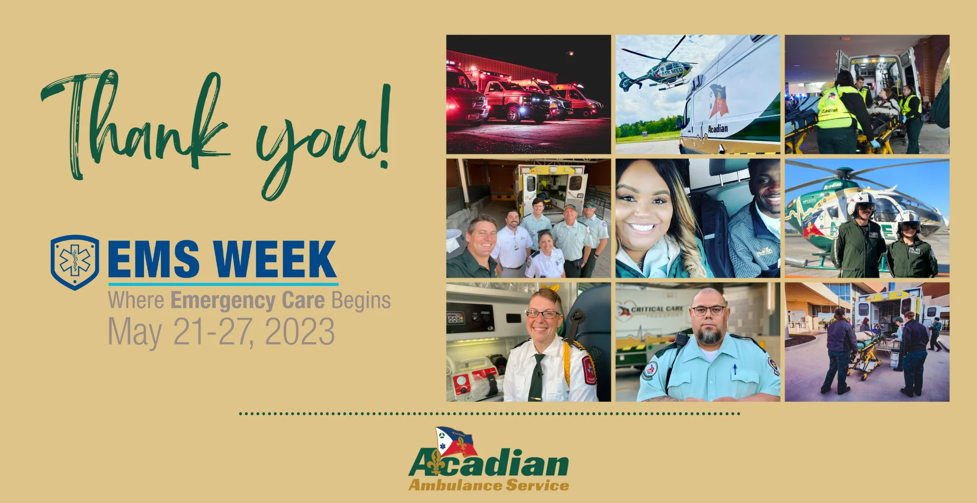 EMS Week 2023 – Where Emergency Care Begins