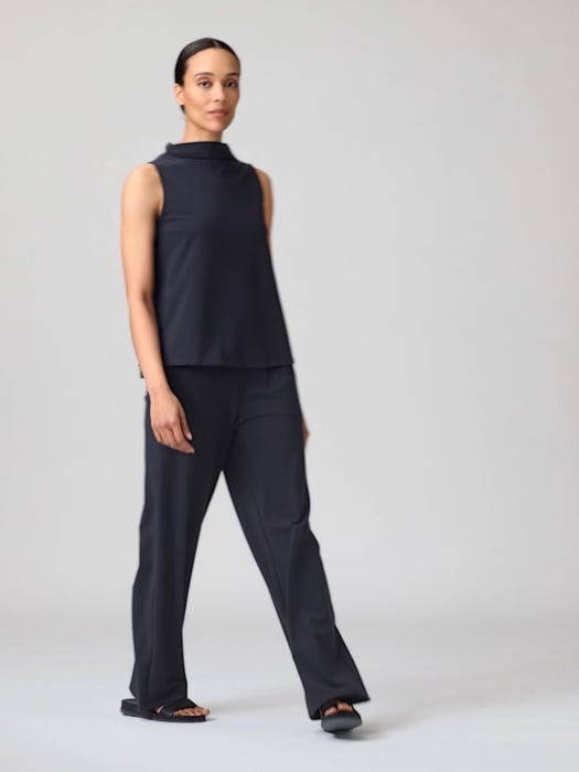 Pima Cotton Stretch Jersey Tapered Pant