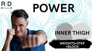 Inner thigh Power (weights+step+block) 52223