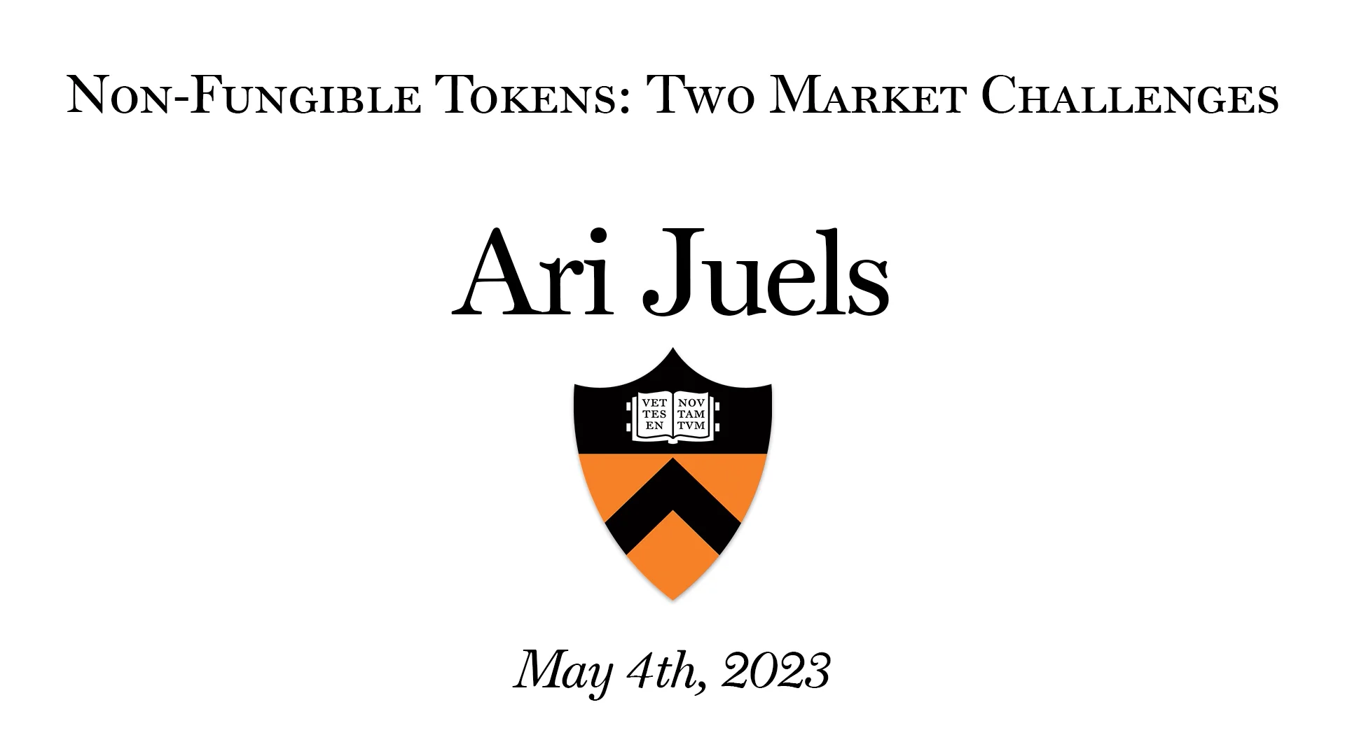 Non-Fungible Tokens (NFTs): Two Market Challenges