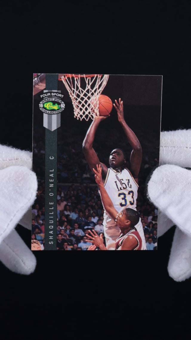 Shaquille O'Neal 1992 Classic Four Sport Rookie Card #1