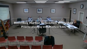 BBH Selectmen Workshop - Priority planning with Mathew Eddy