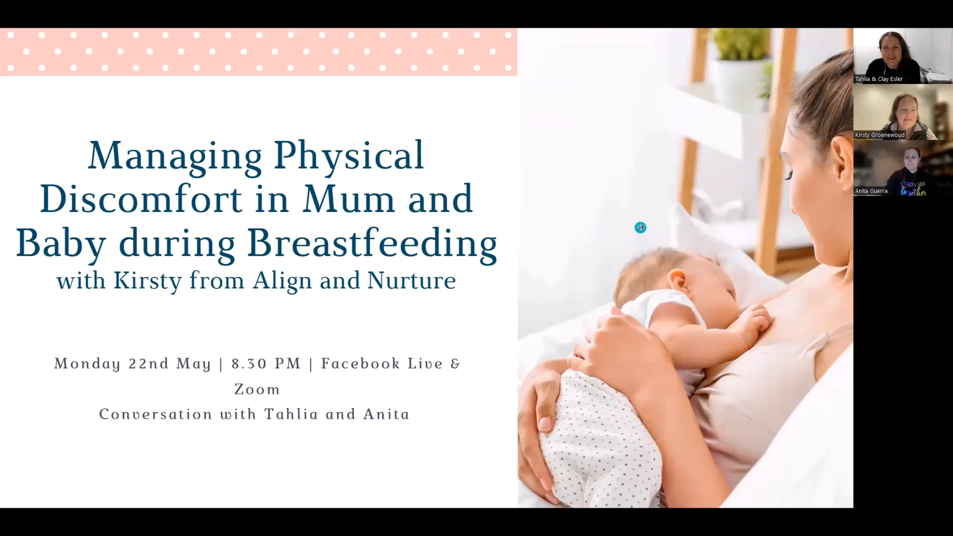 Managing Physical Discomfort in Mum and Baby During Breastfeeding on Vimeo