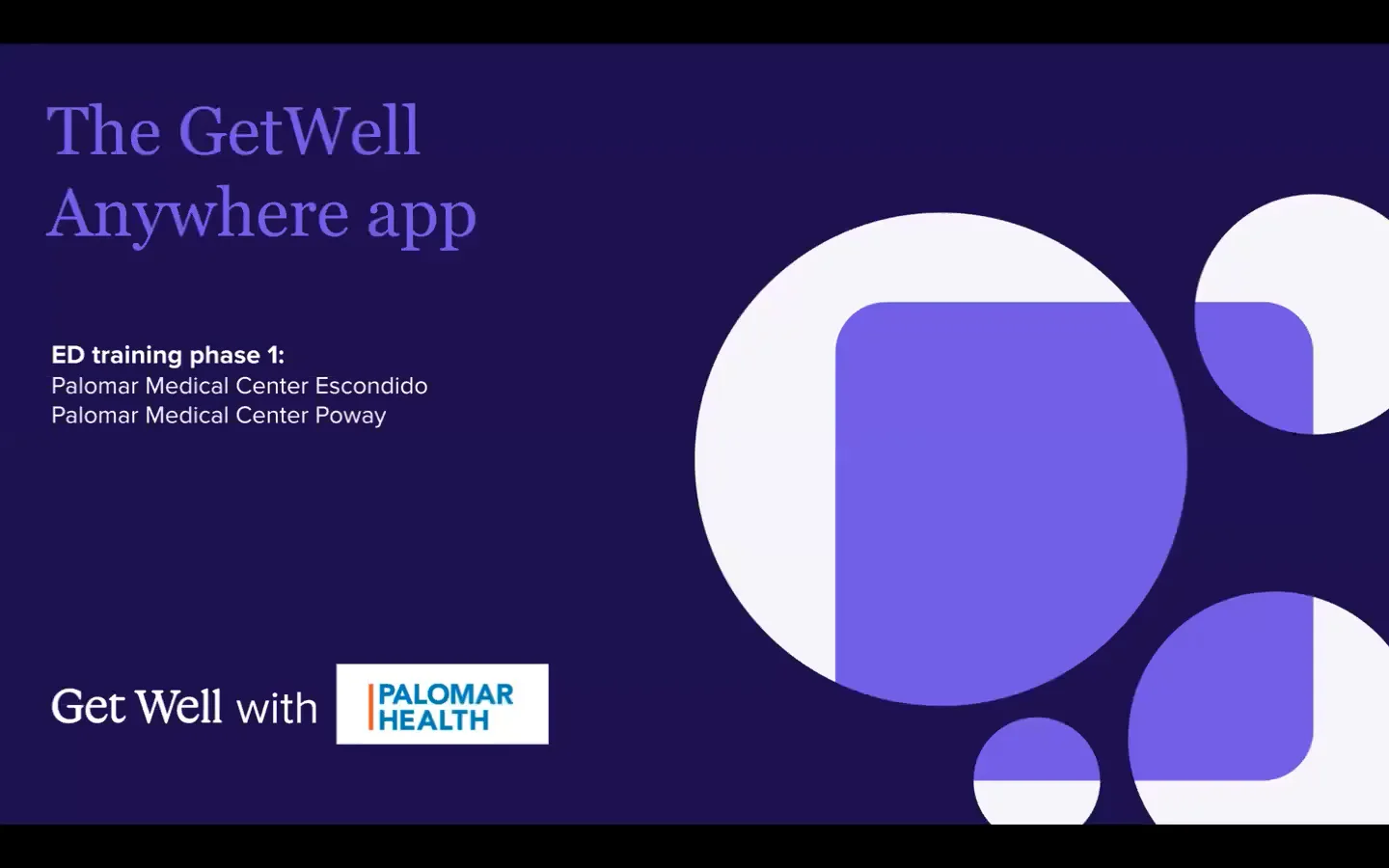 palomar health ED BYOD training