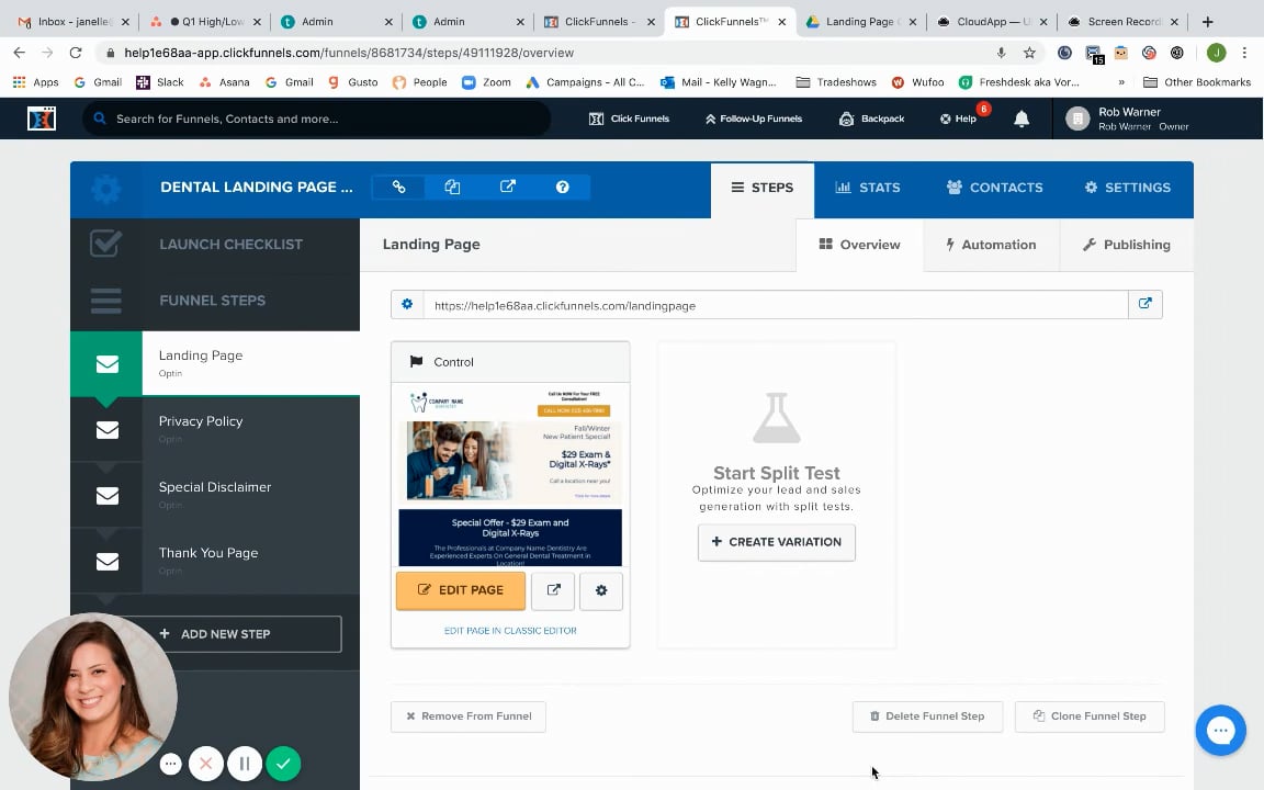 Using ClickFunnels on Vimeo