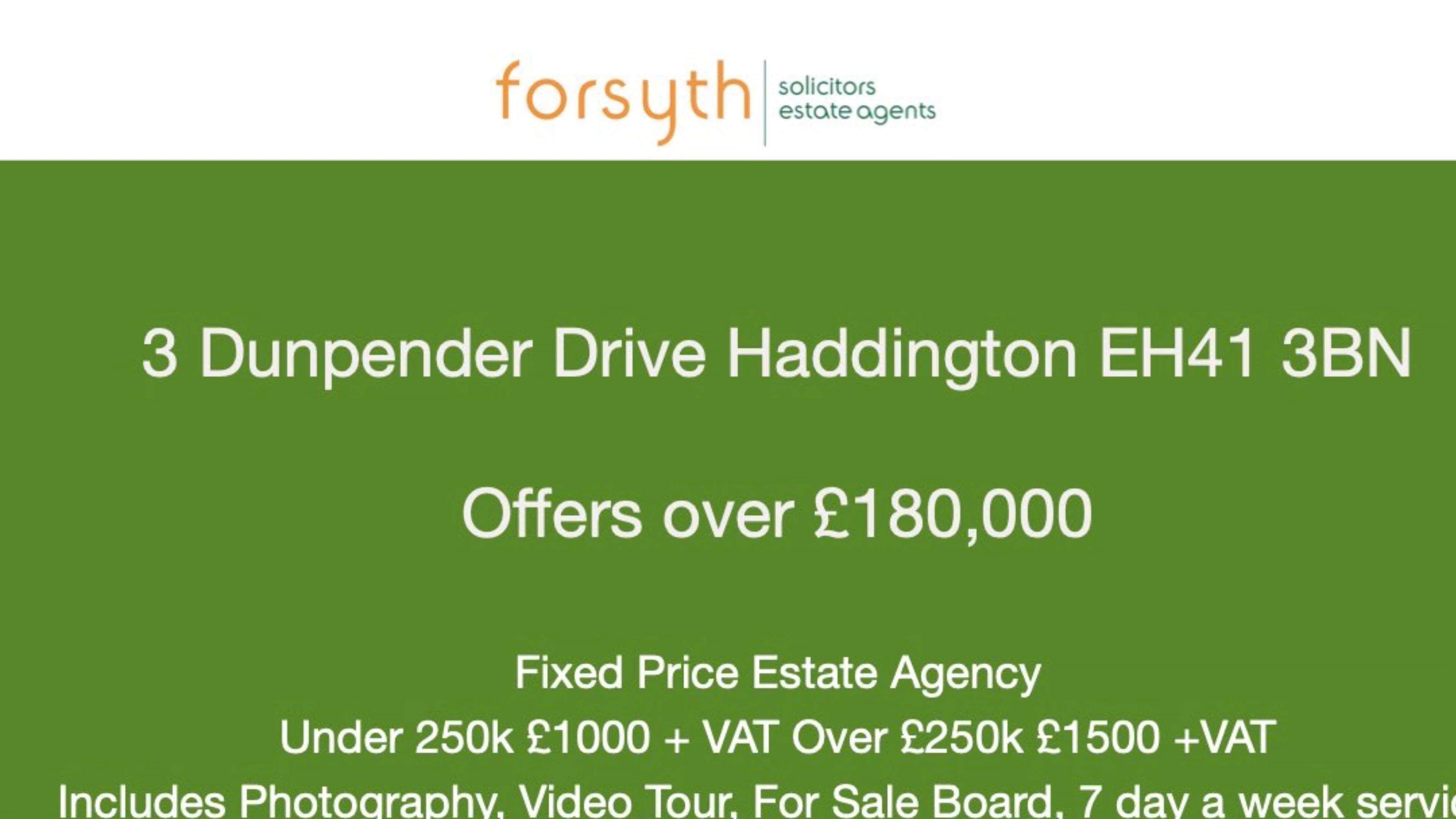 For Sale 3 Dunpender Drive Haddington on Vimeo