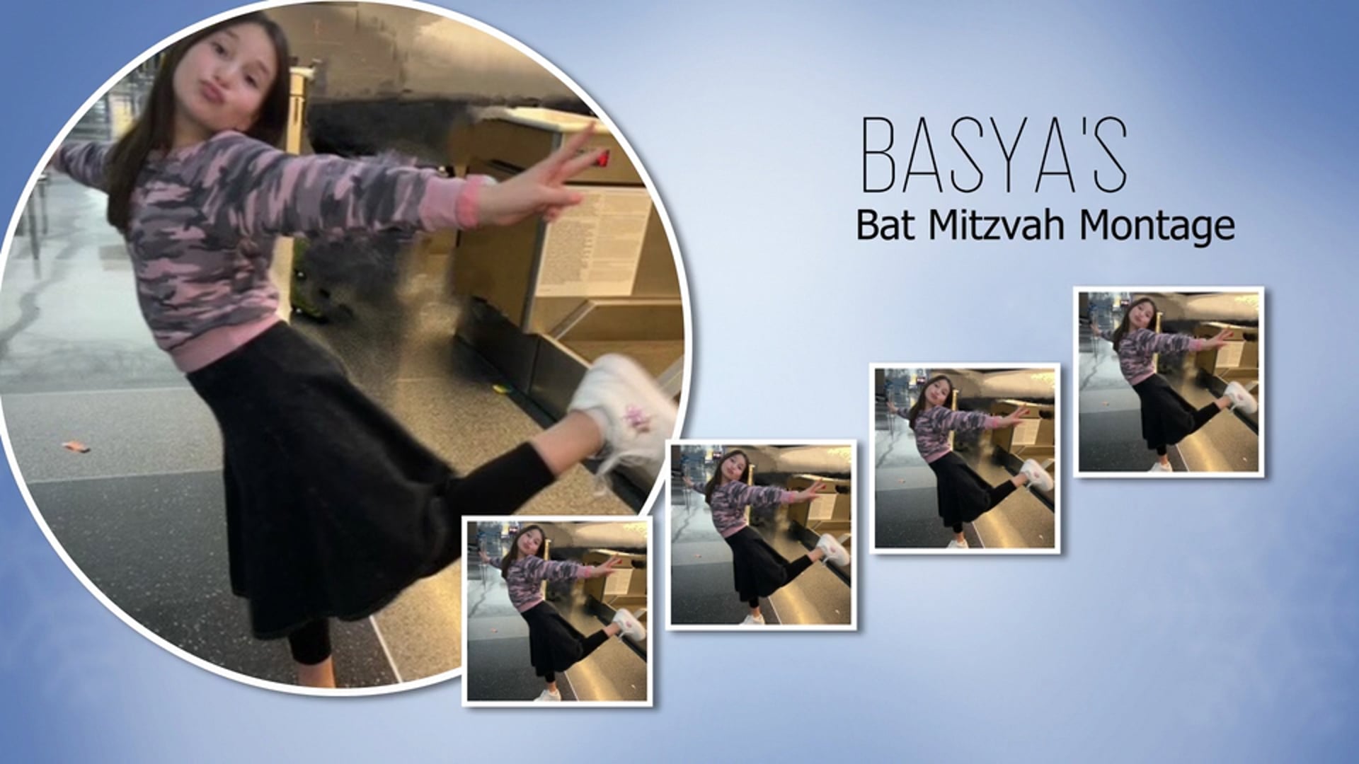 Basya's Bat Mitzvah Montage