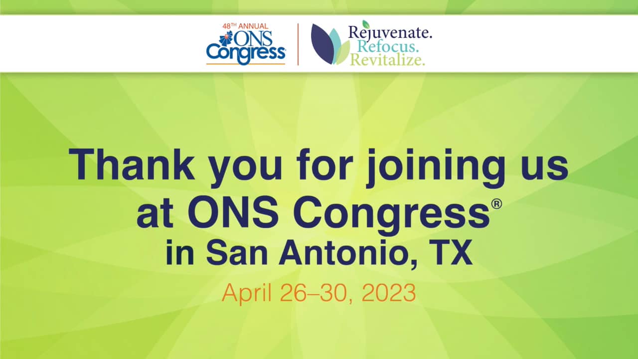 2023 ONS Congress Recap on Vimeo