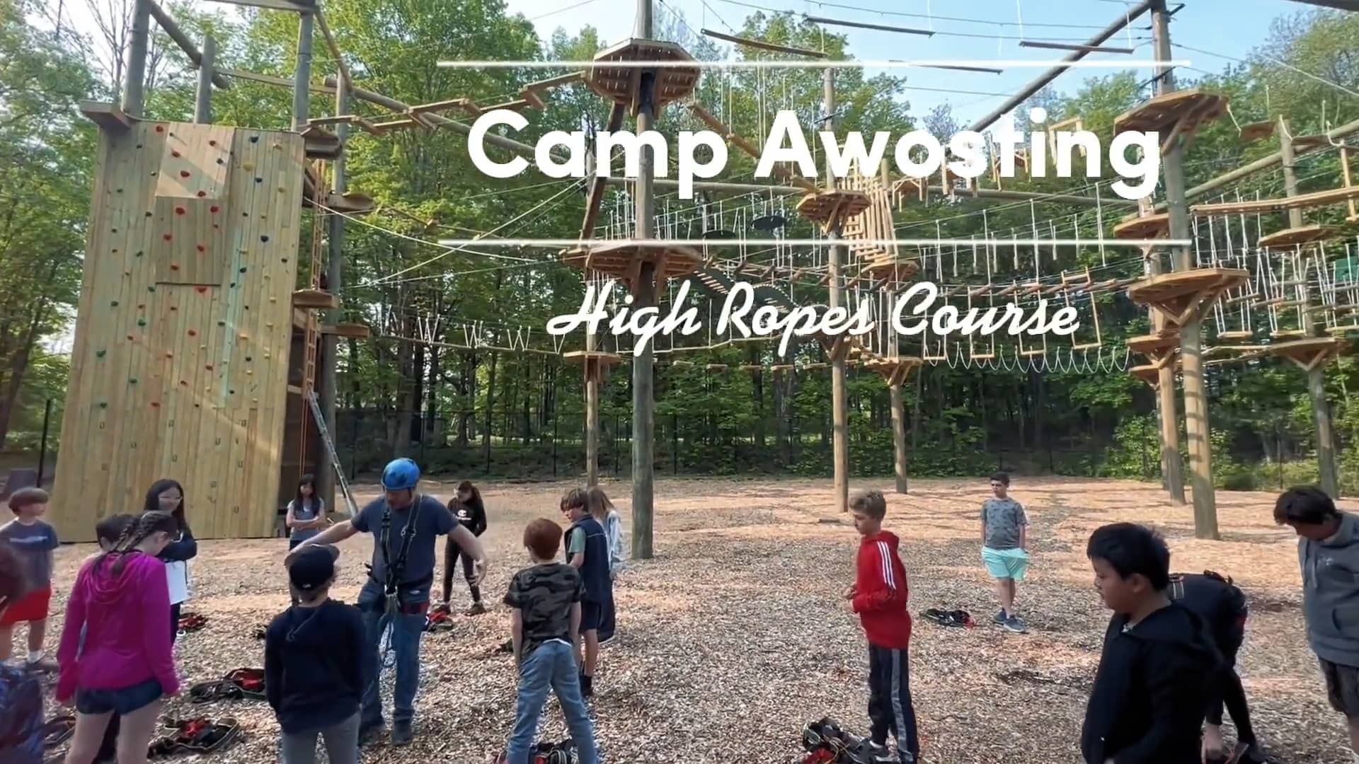 Camp Awosting High Ropes Course on Vimeo