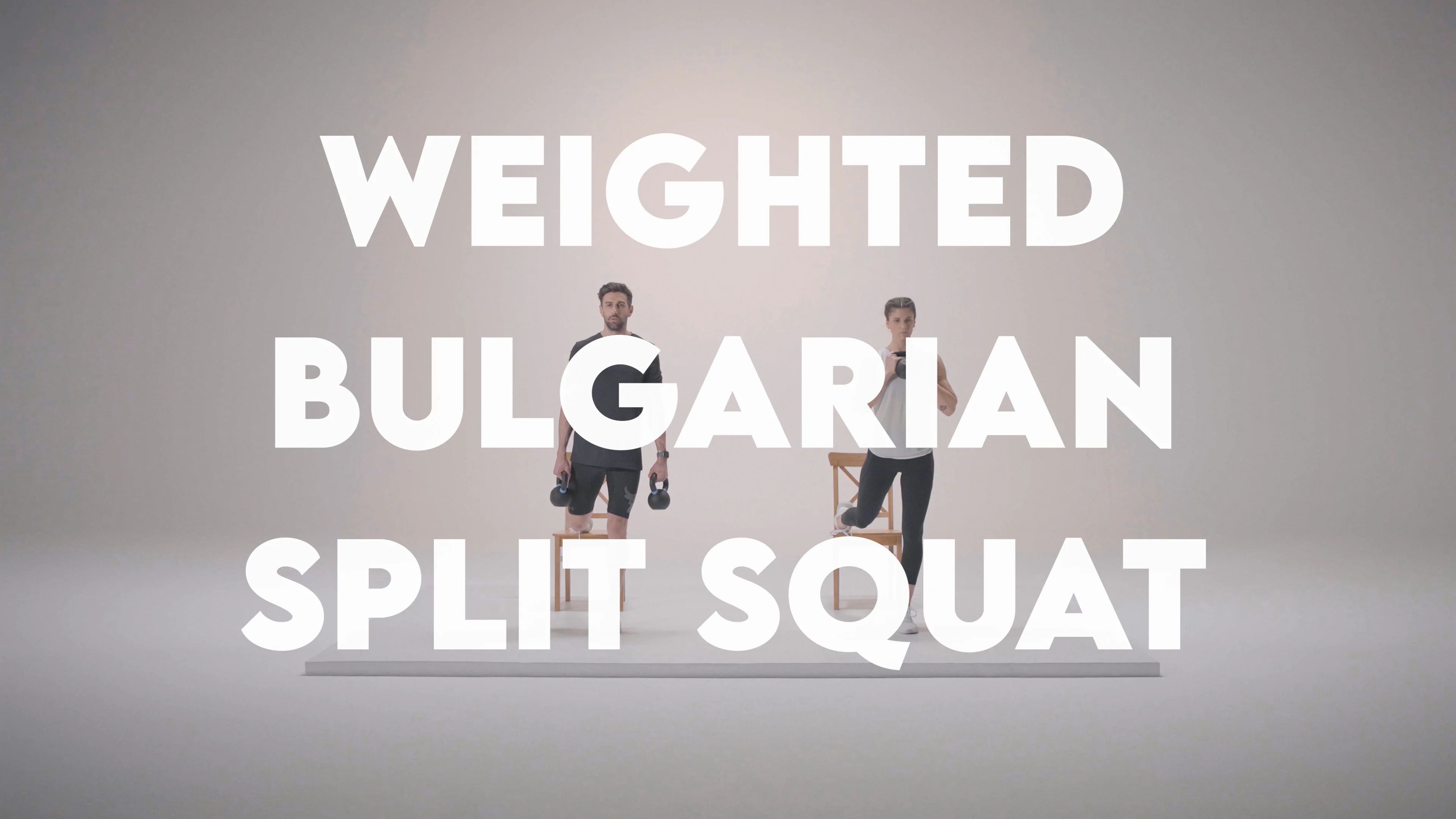 Soft Box Weighted Bulgarian Split Squat on Vimeo
