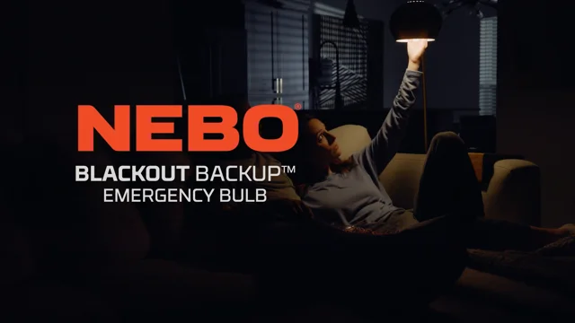 NEBO BLACKOUT BACKUP LED Emergency Light Bulb - 850 LM