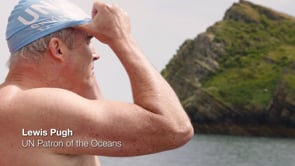 The Queen’s Green Canopy ambassador Lewis Pugh takes a plunge into the cool kelp forests of Plymouth
