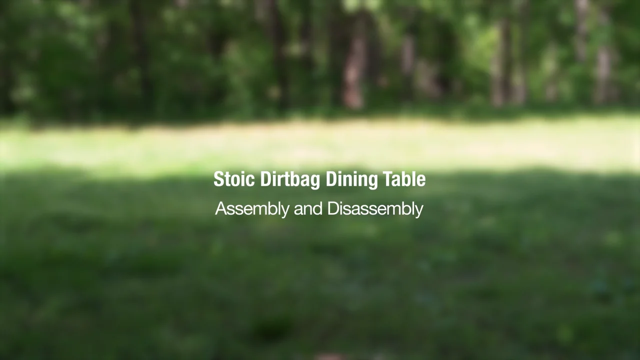Stoic Dirtbag Dining Table - Hike & Camp