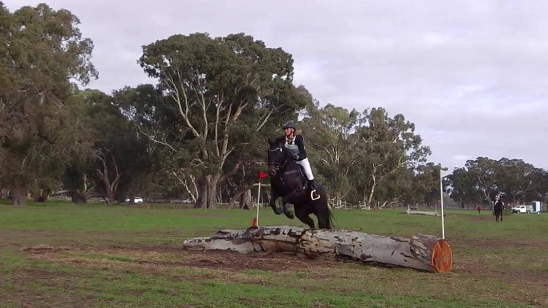 Annabel Mallord riding Plan B 76 EvA65 Naracoorte EA Horse Trials 2023
