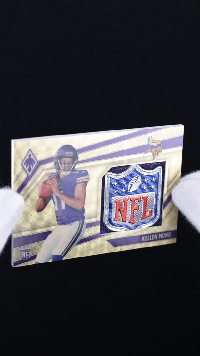 2021 Panini Phoenix Super Prime Gold Kellen Mond RC NFL SHIELD PATCH /1 MBA  AUTH - Fixed Price Marketplace