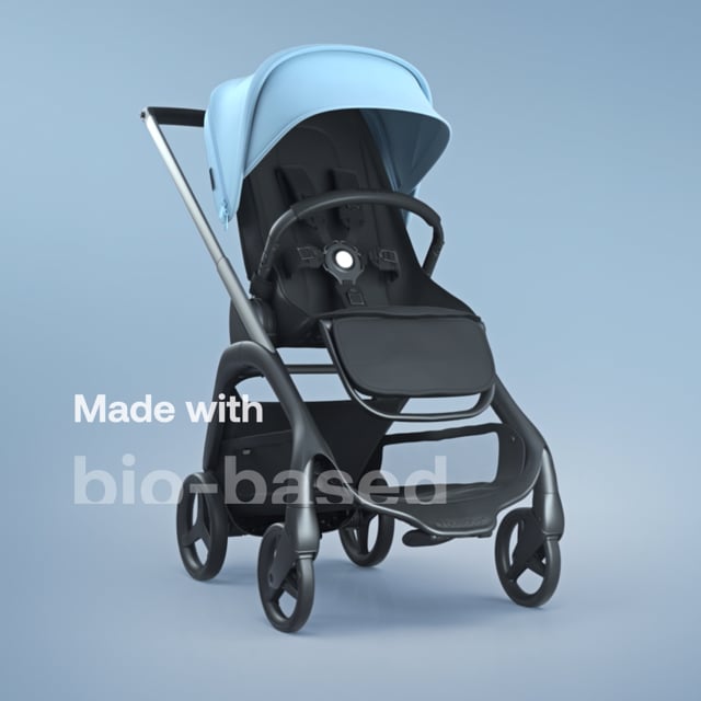 Bugaboo Fox 3 bassinet and seat stroller Grey mélange sun canopy, grey  mélange fabrics, graphite chassis