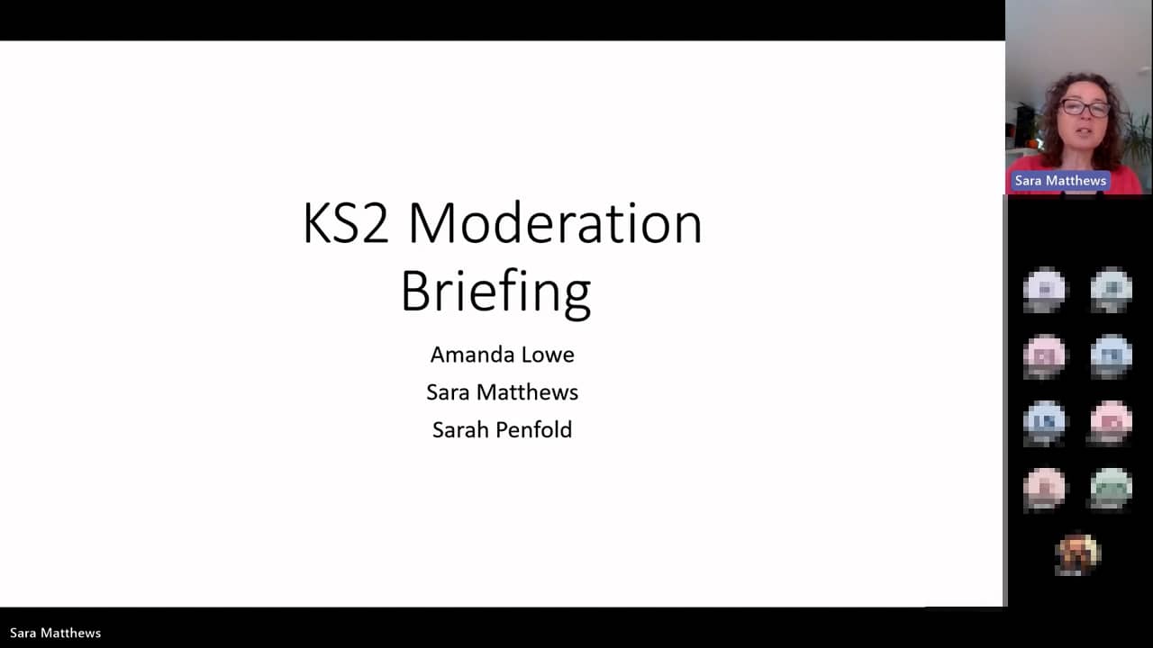 KS2 Moderation Briefing May 2023 on Vimeo