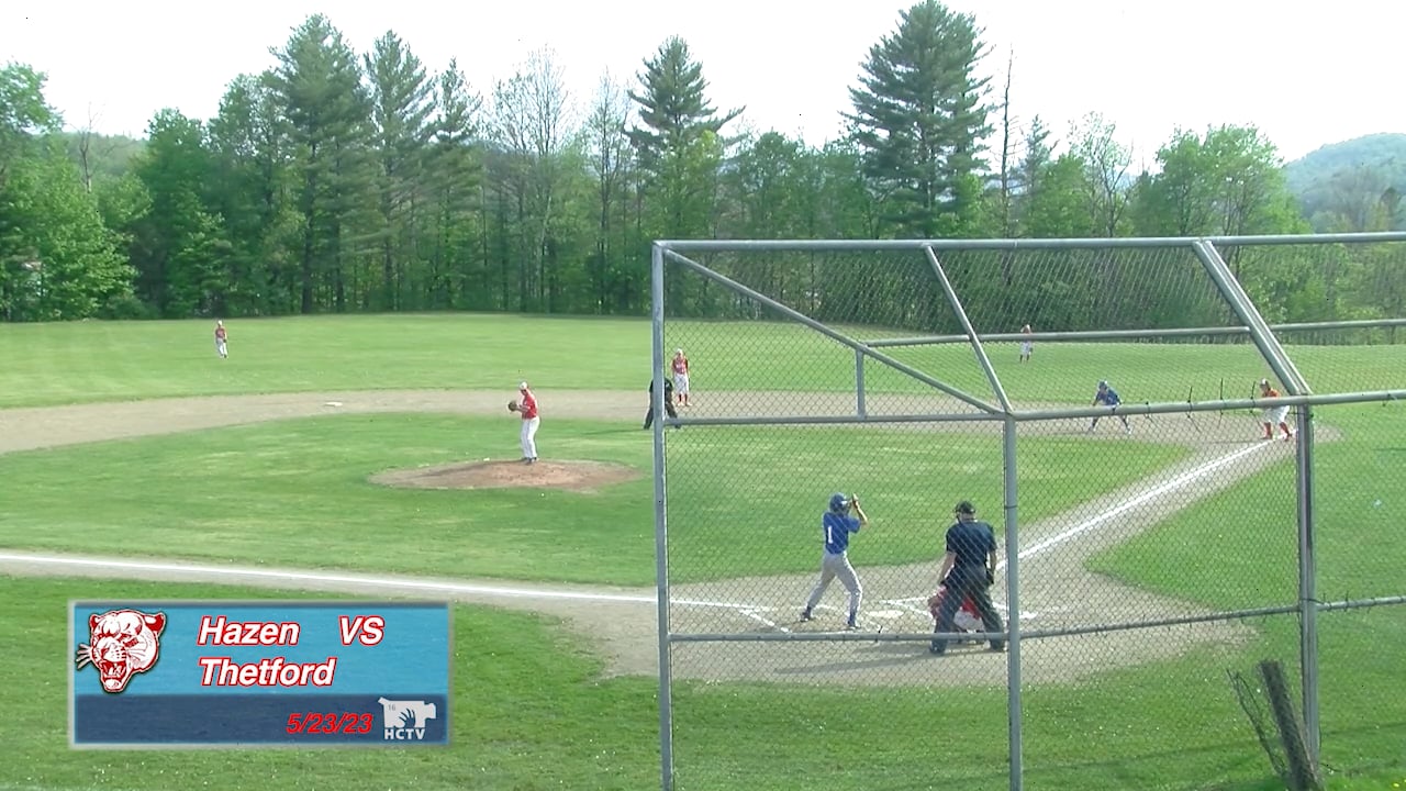 Hazen Baseball vs Thetford—May 23, 2023 on Vimeo