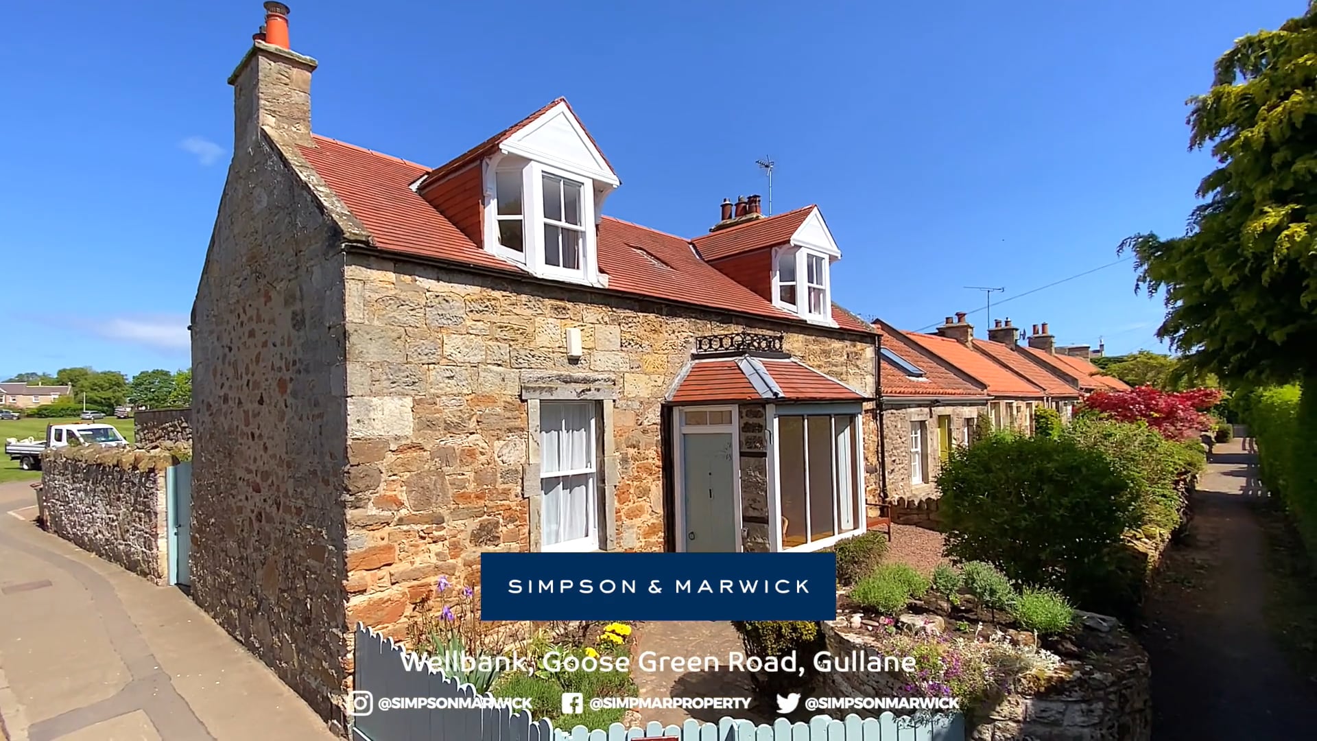 SCENEINVIDEO Wellbank, Goose Green Road, Gullane, East Lothian, EH31