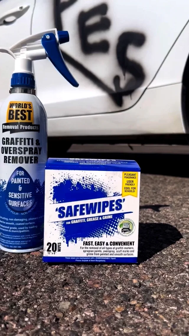 How to get spray paint or graffiti off a car