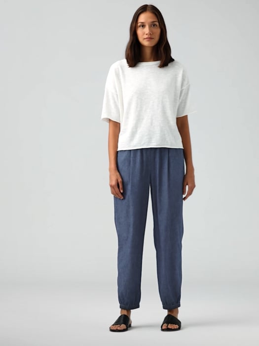 Airy Organic Cotton Twill Jogger Pant