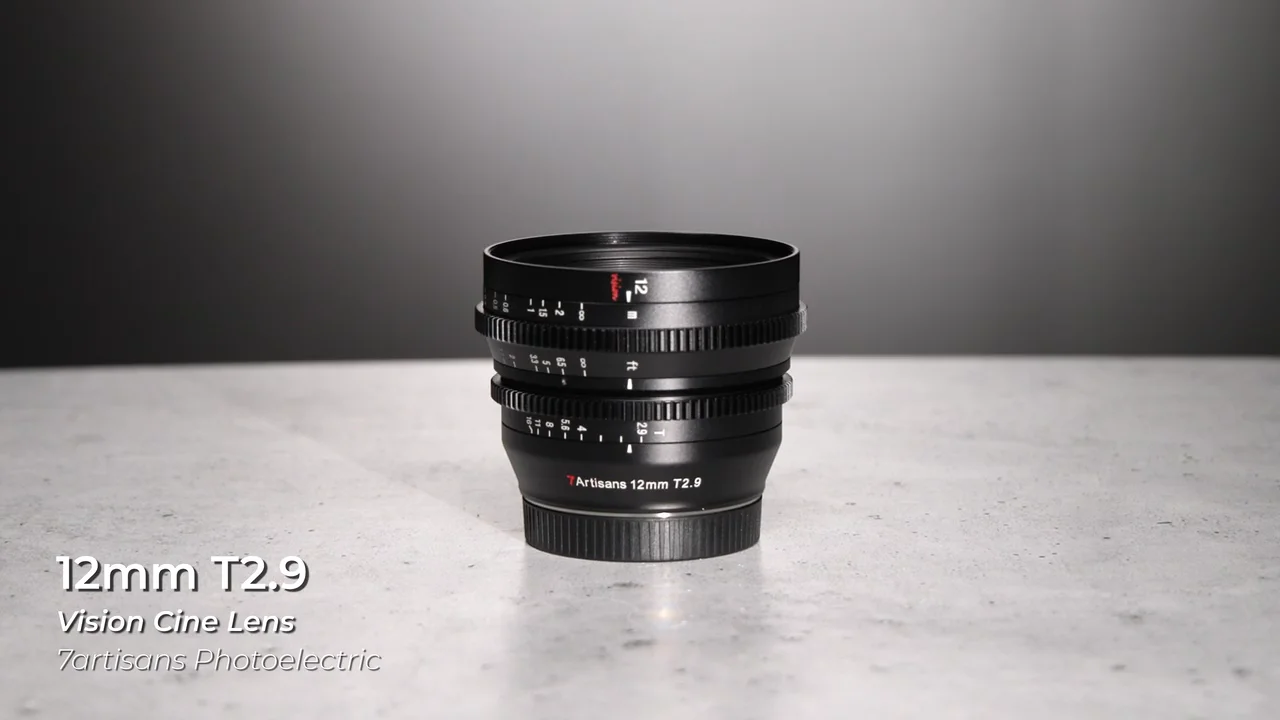 7artisans Photoelectric 12mm T2.9 Vision Cine Lens (E Mount) 7artisans Photoelectric 12mm T2.9 Vision Cine Lens (E Mount)
