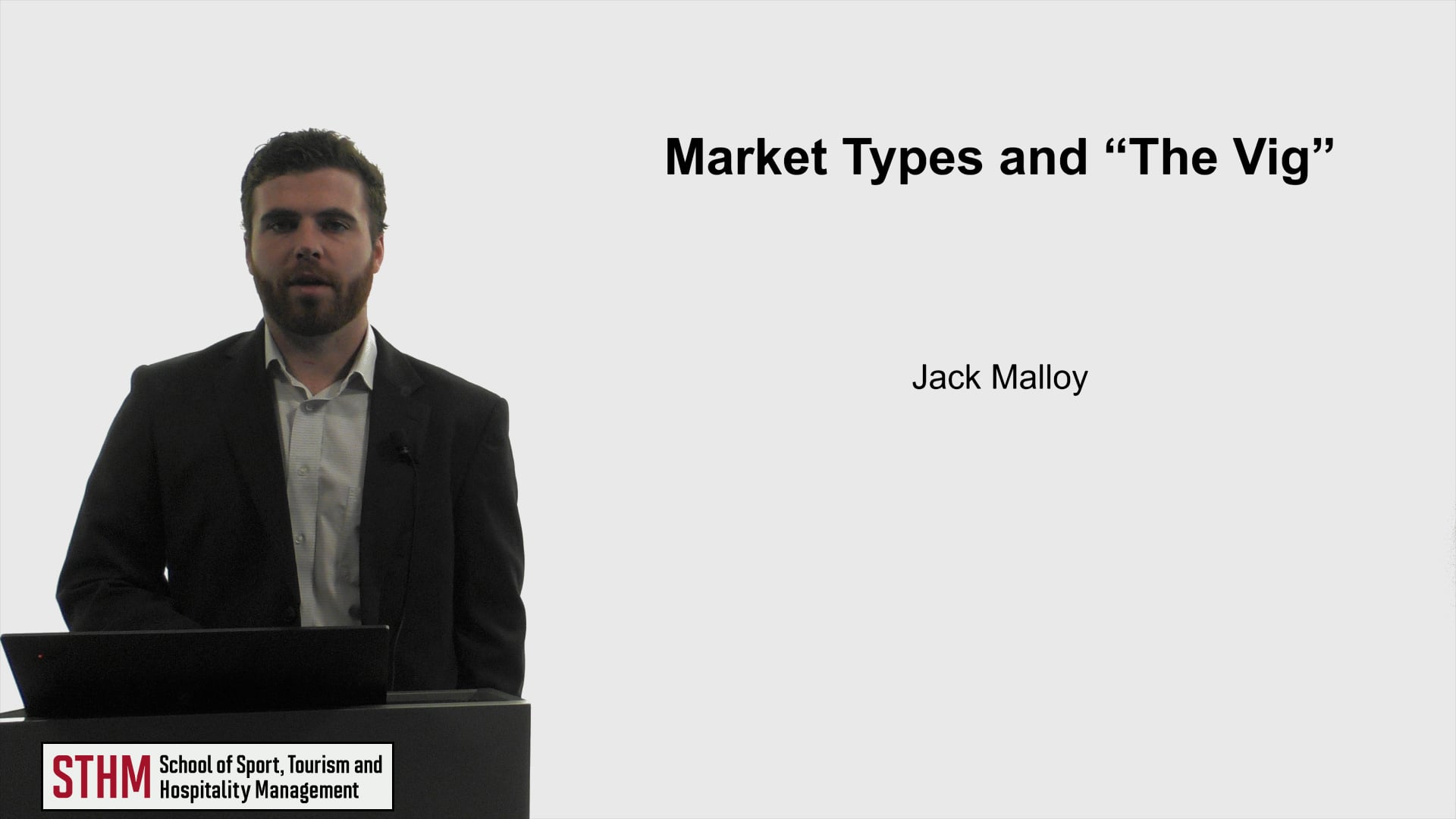 Market Types and “The Vig”