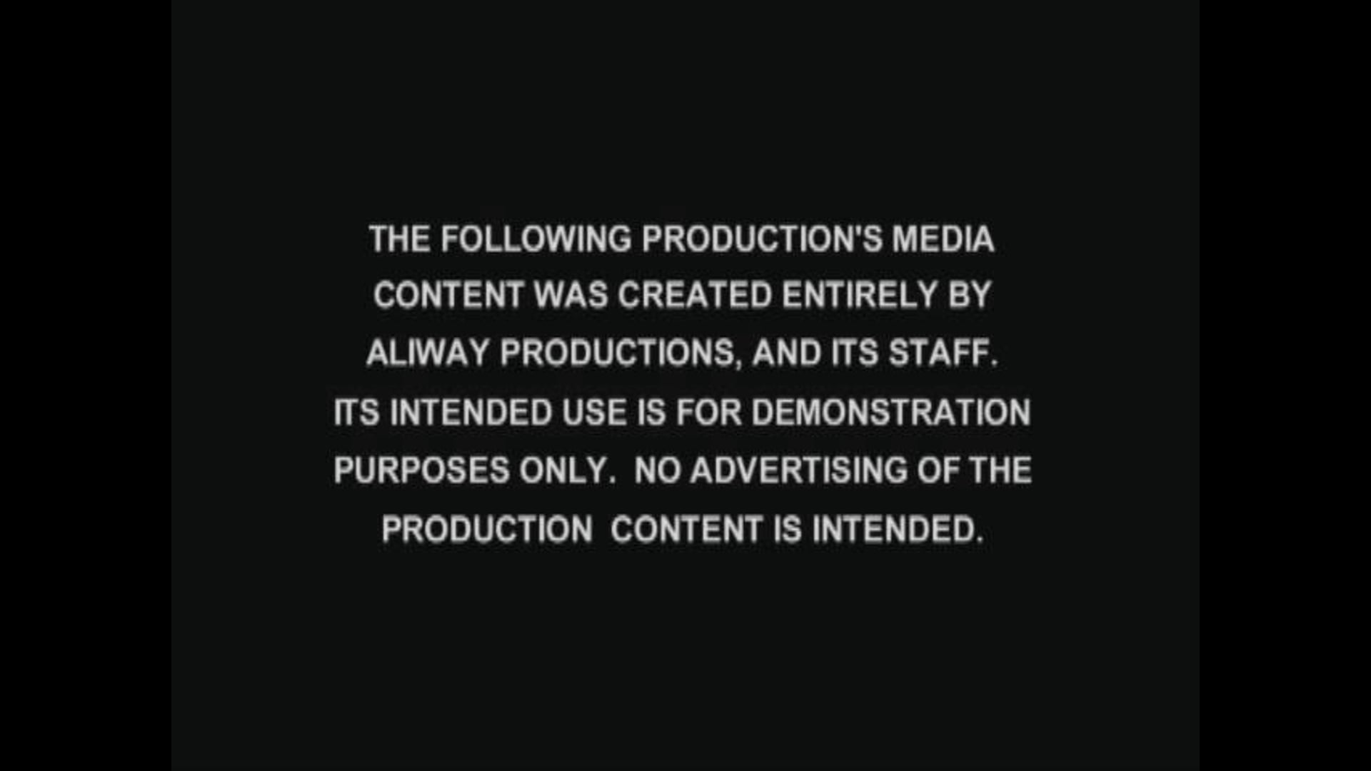 "ALIWAY PRODUCTIONS"