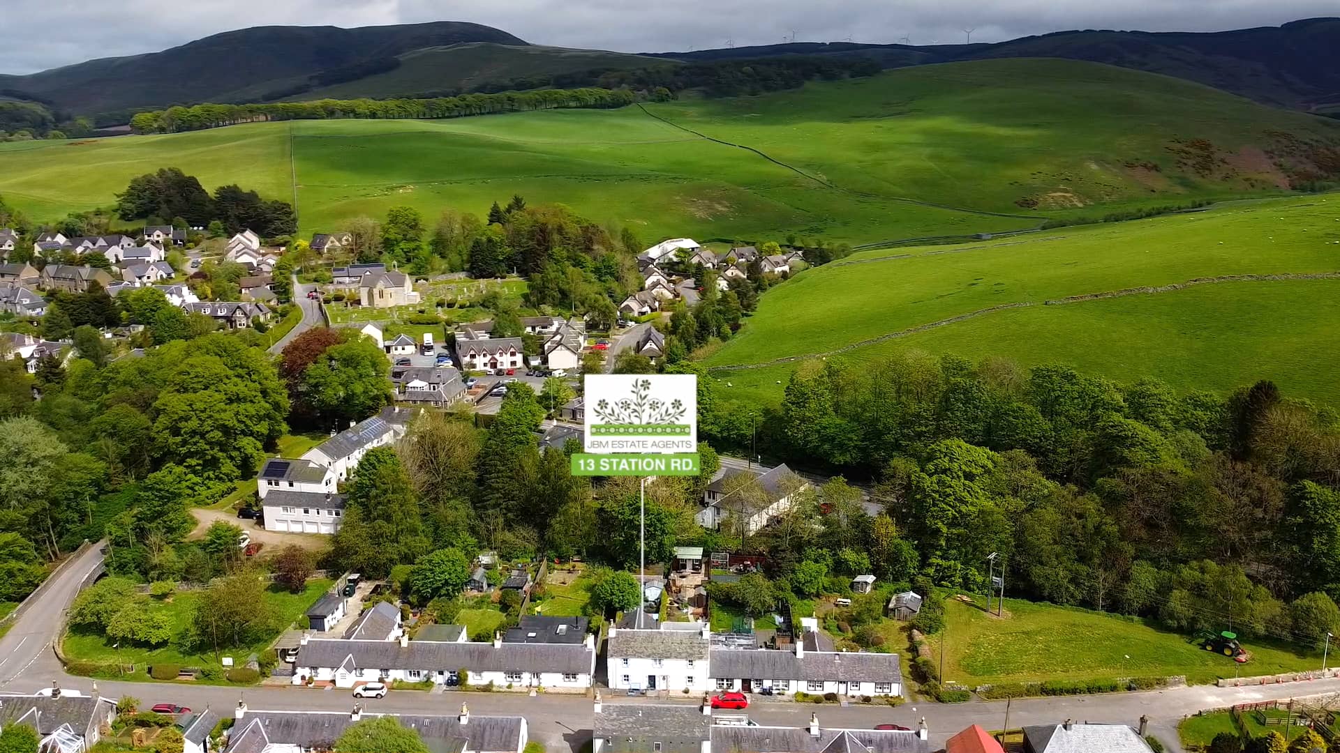 SCENEINVIDEO 13 Station Road, Eddleston, Peebles, Scottish Borders