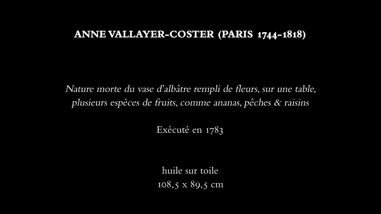 Nature morte Vallayer-Coster