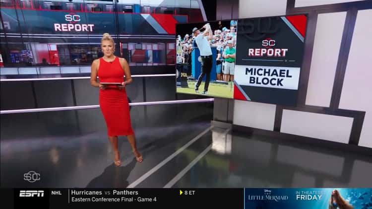 Michael Block PGA ESPN Sports Center Special Report 6pm SC May 24 2023