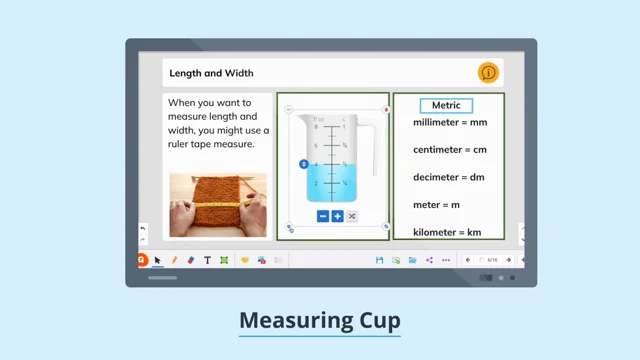 Measuring Cup Musings, Interactive Worksheet