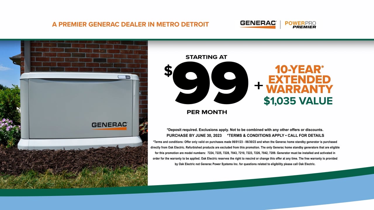 OAK ELECTRIC-GENERAC-FINANCING 30-06-01-23 OEG99F300623 on Vimeo
