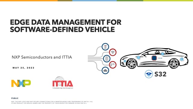 Edge data management for software-defined vehicle