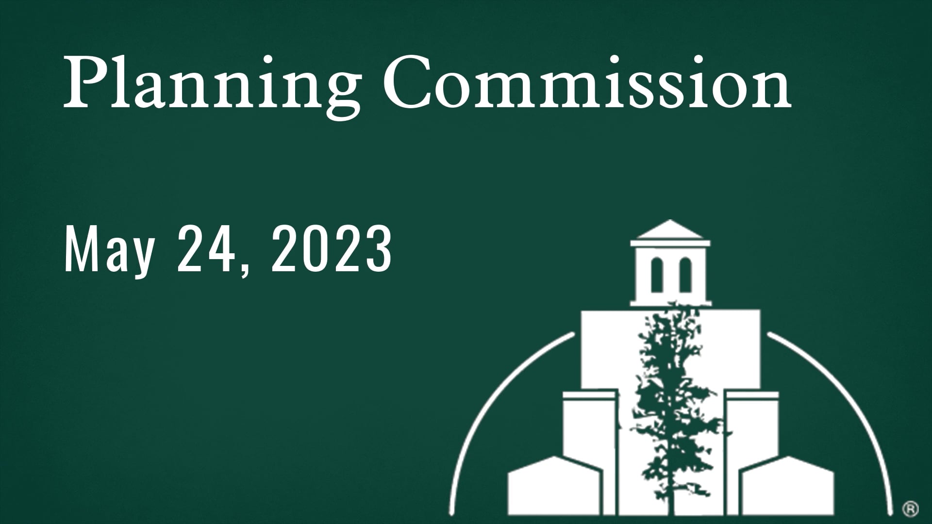 Planning Commission May 24