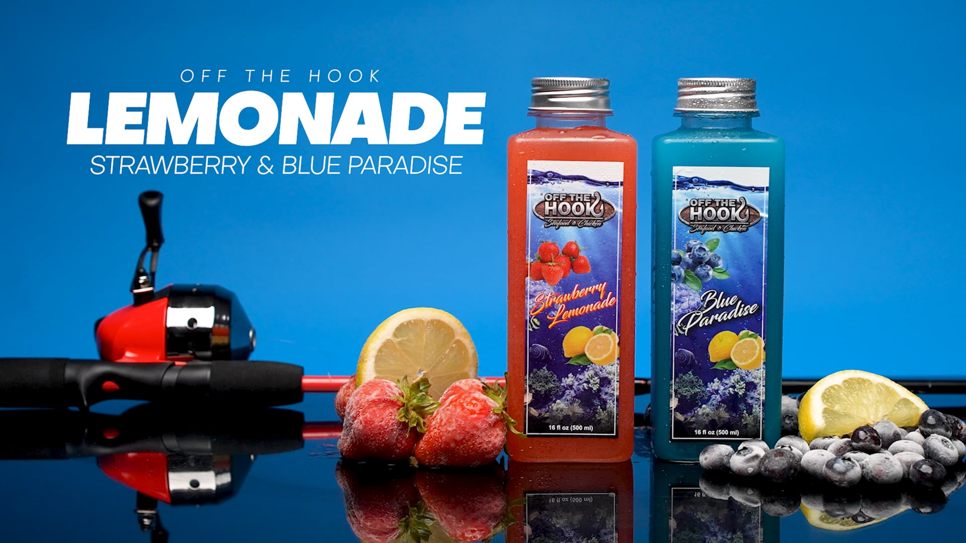 OFF THE HOOK LEMONADE AD
