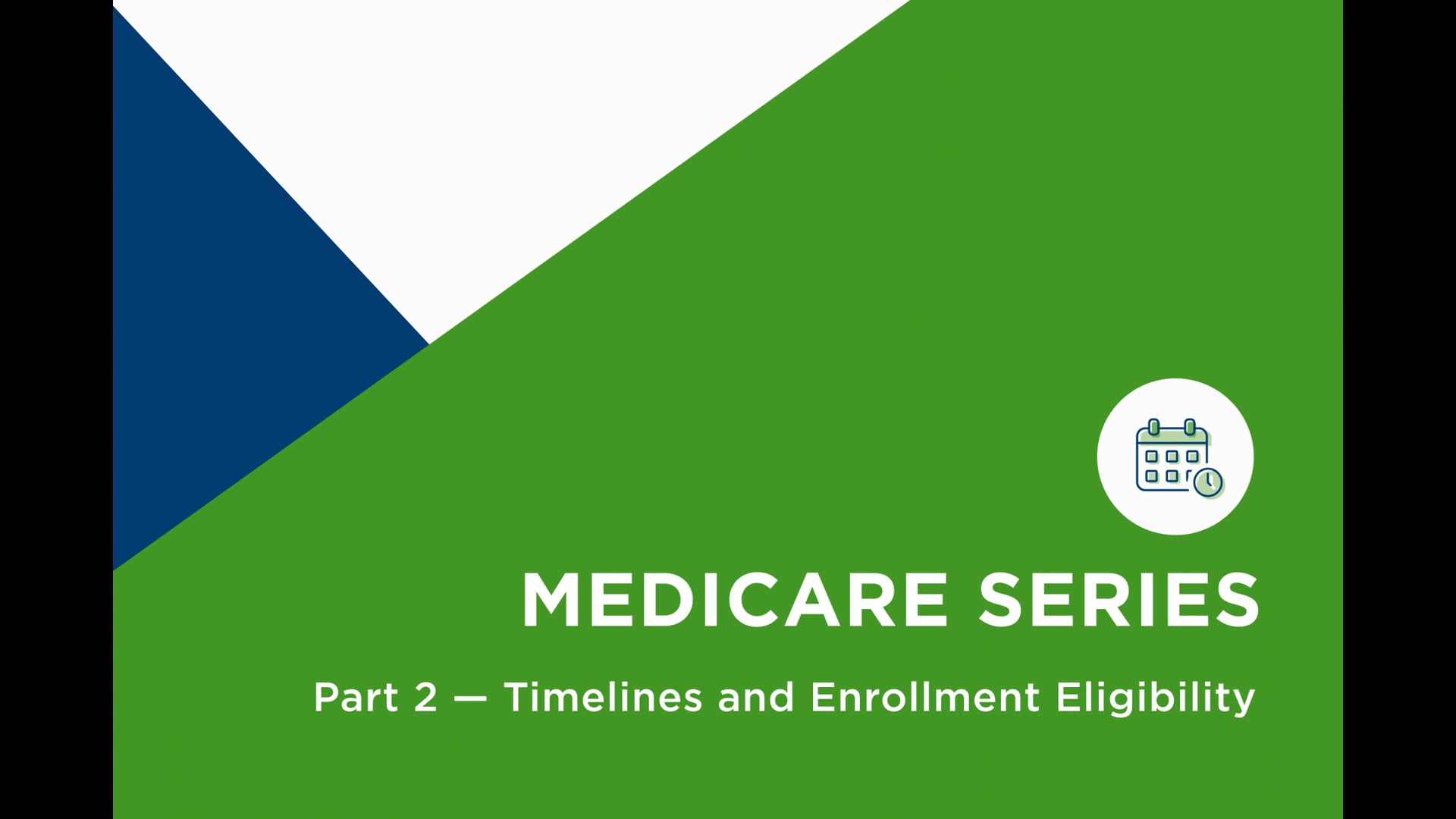 Medicare Series Part 2: Timelines and Enrollment Eligibility