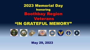 2023 Memorial Day - In Grateful Memory