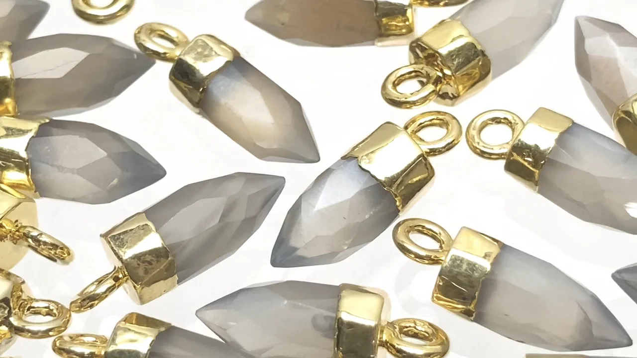 確認用 14kgf ☆バイカラームーンストーンとオパールのチャーム 14kgf】オパールとレインボームーンストーンのリング☆受注製作