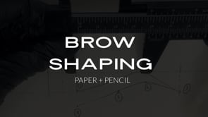 Brow Shaping (Pencil + Paper + Symmetry)