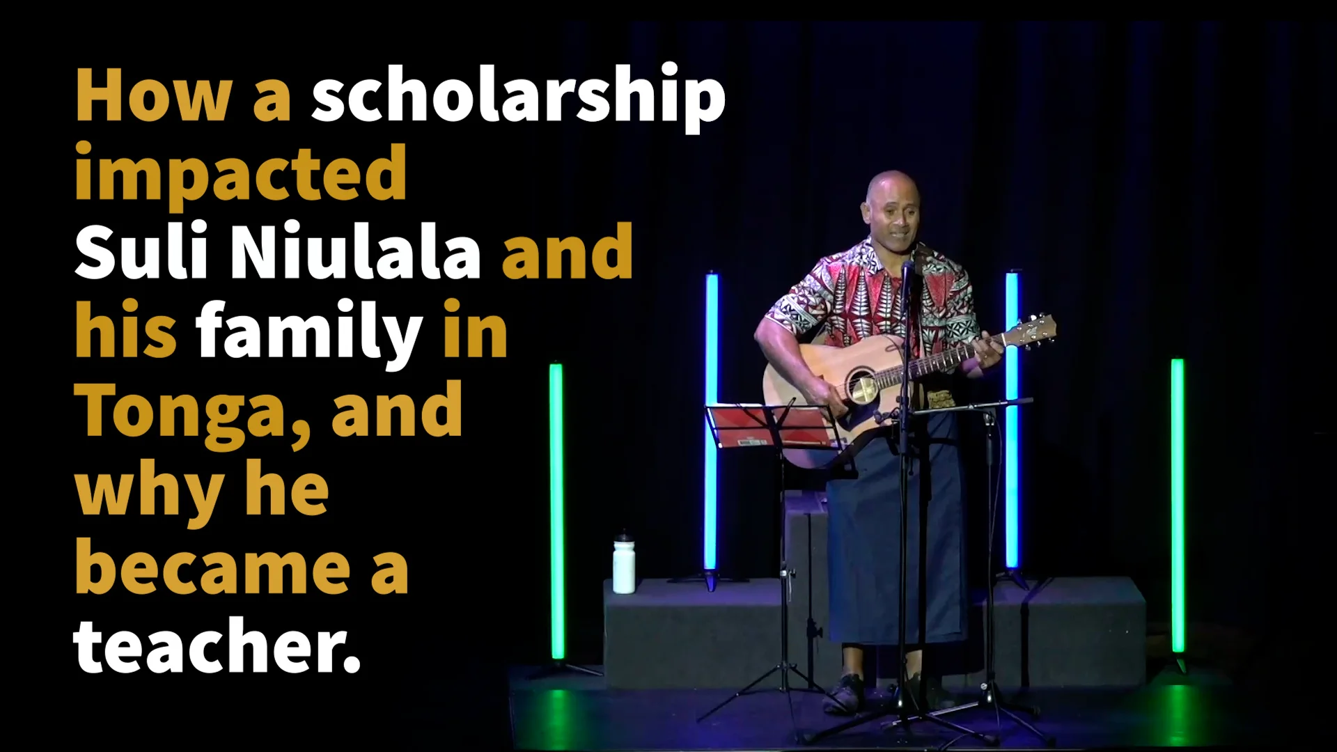 How a scholarship impacted Suli Niulala and his family in Tonga, and