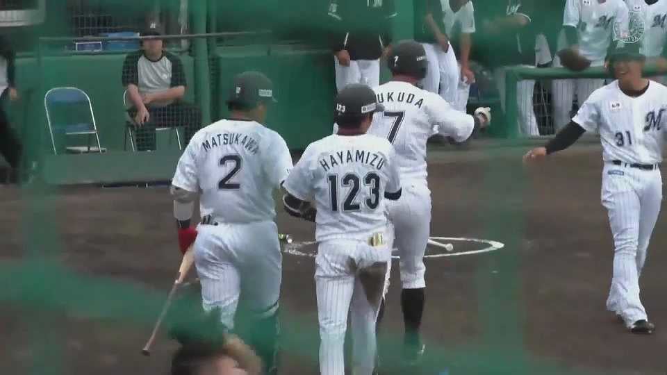 【ファーム】勝ち越し成功!! マリーンズ・速水将大 ヒットと好走塁で一気にホームヘ生還!!  2023年5月26日 千葉ロッテマリーンズ 対 北海道日本ハムファイターズ